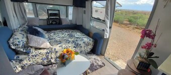 Airstream on a Petting Farm