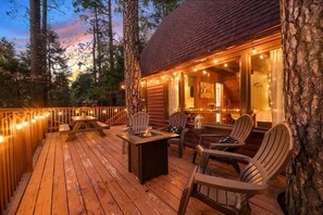 Terrace/patio - Micro Cabin | 1Bed + Loft (Crestline)