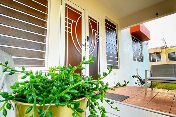 Private outdoor terrace