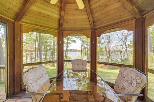 Lakefront Chetek Haven: Dock, Screened Gazebo