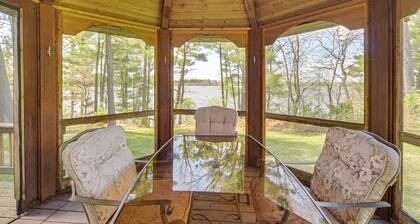 Lakefront Chetek Haven: Dock, Screened Gazebo