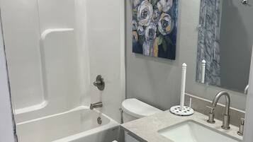Towels, soap, toilet paper