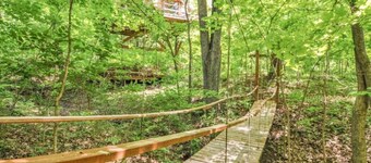 Brown County Country Cabin Treehouse Campfire Getaway