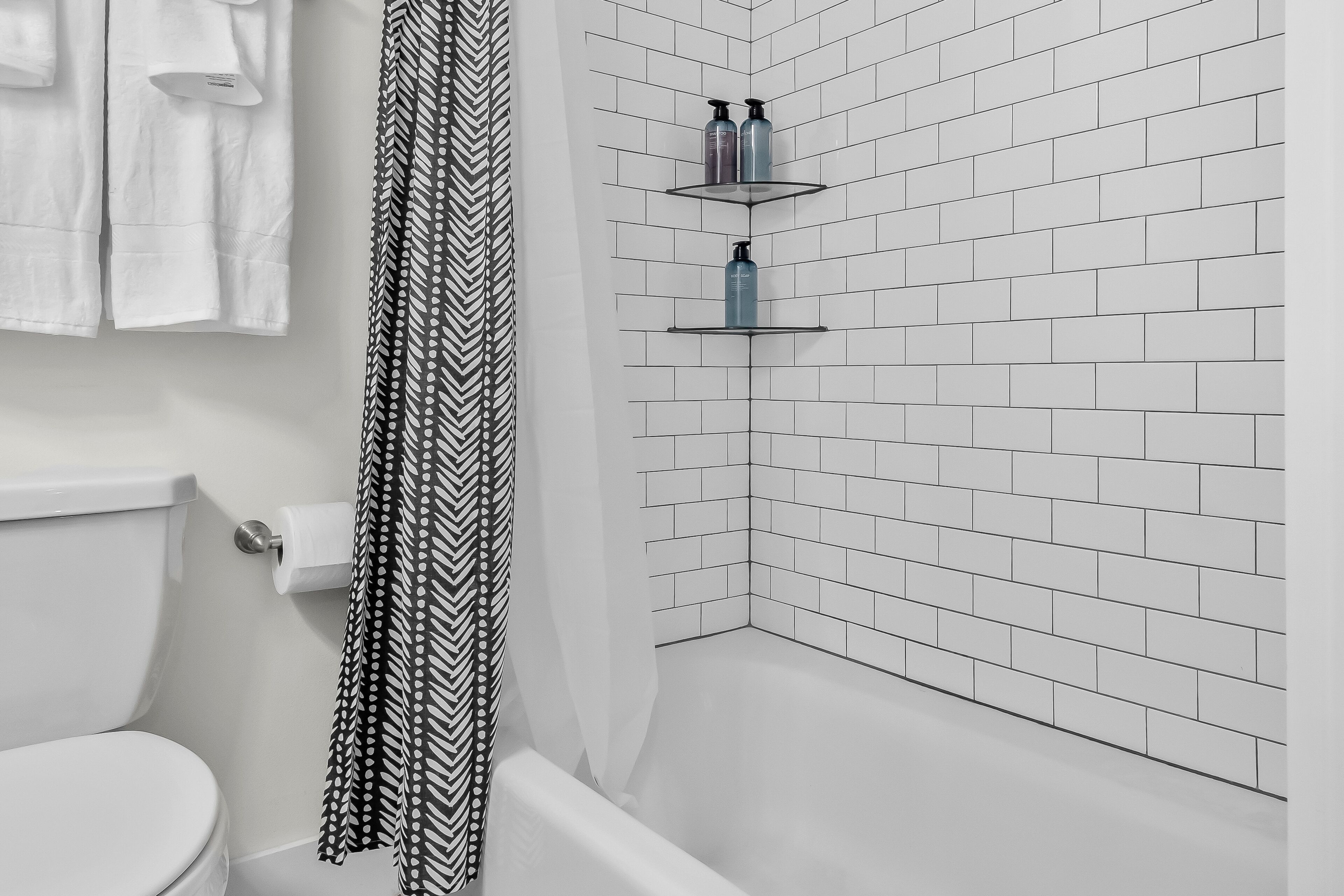 Hair dryer, towels
