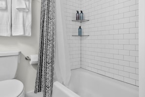 Hair dryer, towels