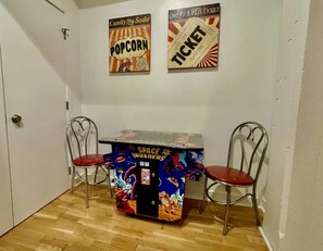 Game room - A historic movie themed, 1,200 square foot loft in the heart of the Old Market (Omaha)