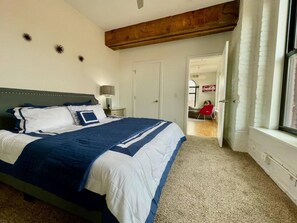 2 bedrooms, iron/ironing board, travel crib, free WiFi