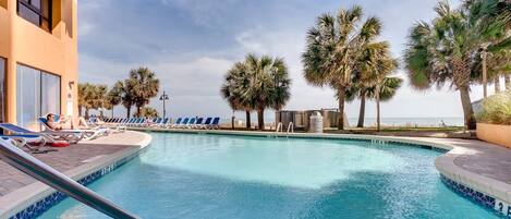 Indoor pool, a heated pool
