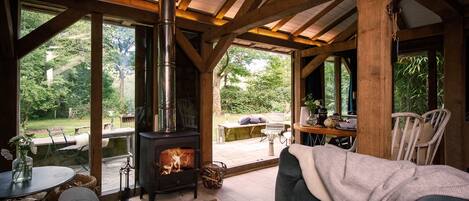 Télévision, lecteur de DVD, livres