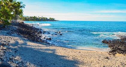 Tropical condo near the beach with shared pool, hot tub, & private washer/dryer