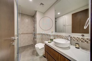 Shower, hair dryer