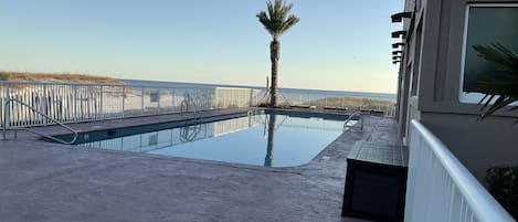 Indoor pool, outdoor pool