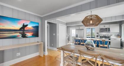 Coastal Bliss w/6 Beds Walking Distance to Beach