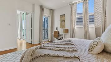 2 bedrooms, iron/ironing board, travel crib, WiFi