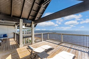 Terrace/patio - New Windmark Phase 1 home on the beach with amazing views. (Port St. Joe)