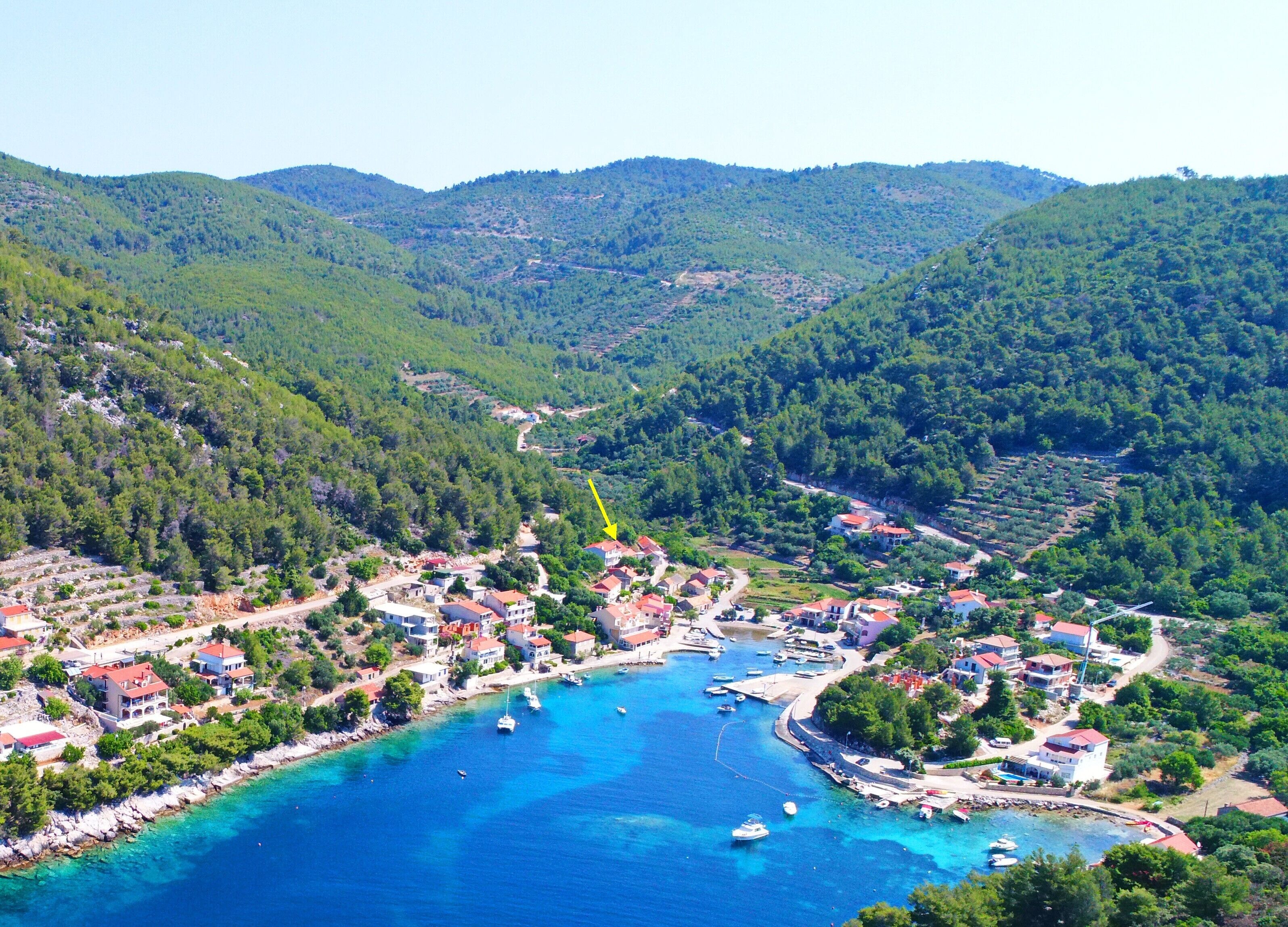 منظر من الجو على ارتفاع عالٍ