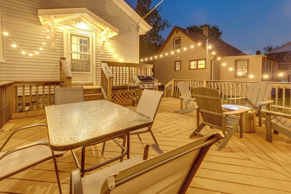 Westmont Vacation Rental | 2BR | 1BA | 865 Sq Ft | Stairs to Access