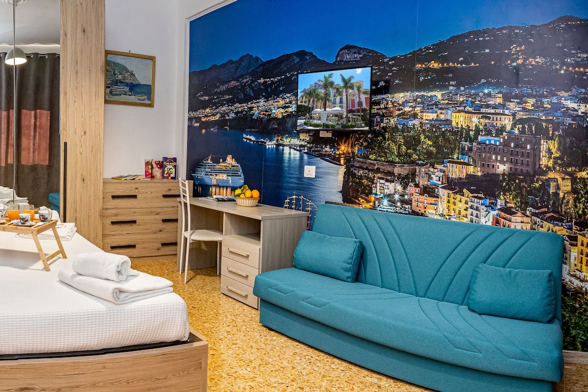 1 habitación y ropa de cama de alta calidad