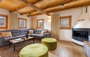 TV connectée, cheminée, baby-foot, table de tennis de table