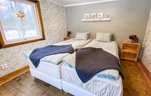2 chambres, lit parapluie, Wi-Fi gratuit