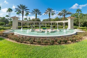 Una piscina riscaldata