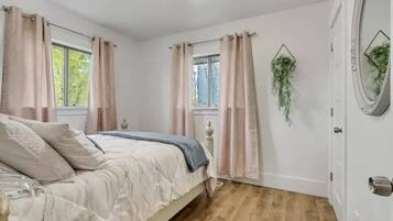 2 habitaciones, tabla de planchar con plancha y wifi gratis