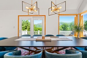 Dining - Luxury Home with MountainViews•PoolTable•Chefs Kitchen•FirePit (Lake Lure)