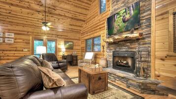 Cheminée, baby-foot