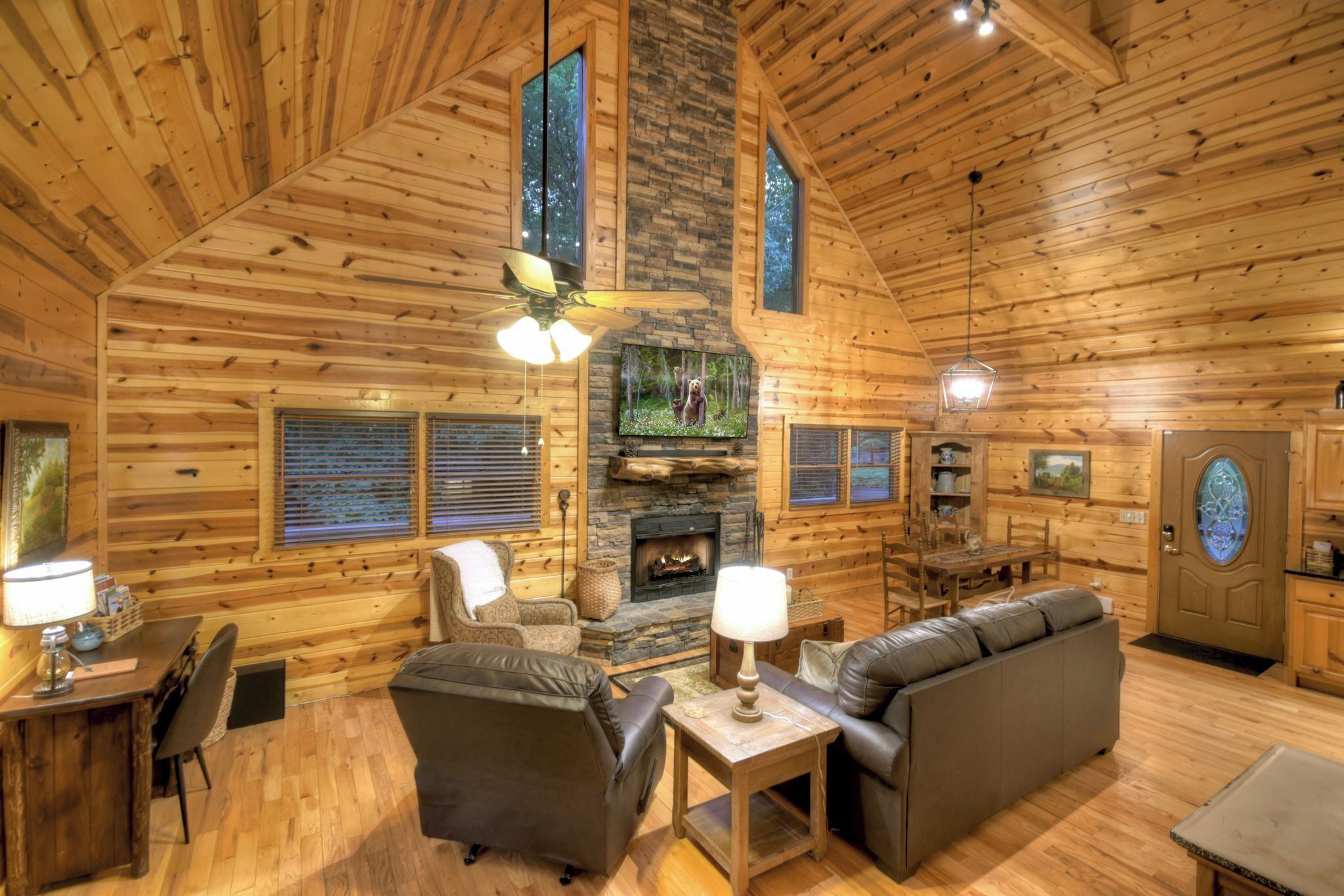 Cheminée, baby-foot