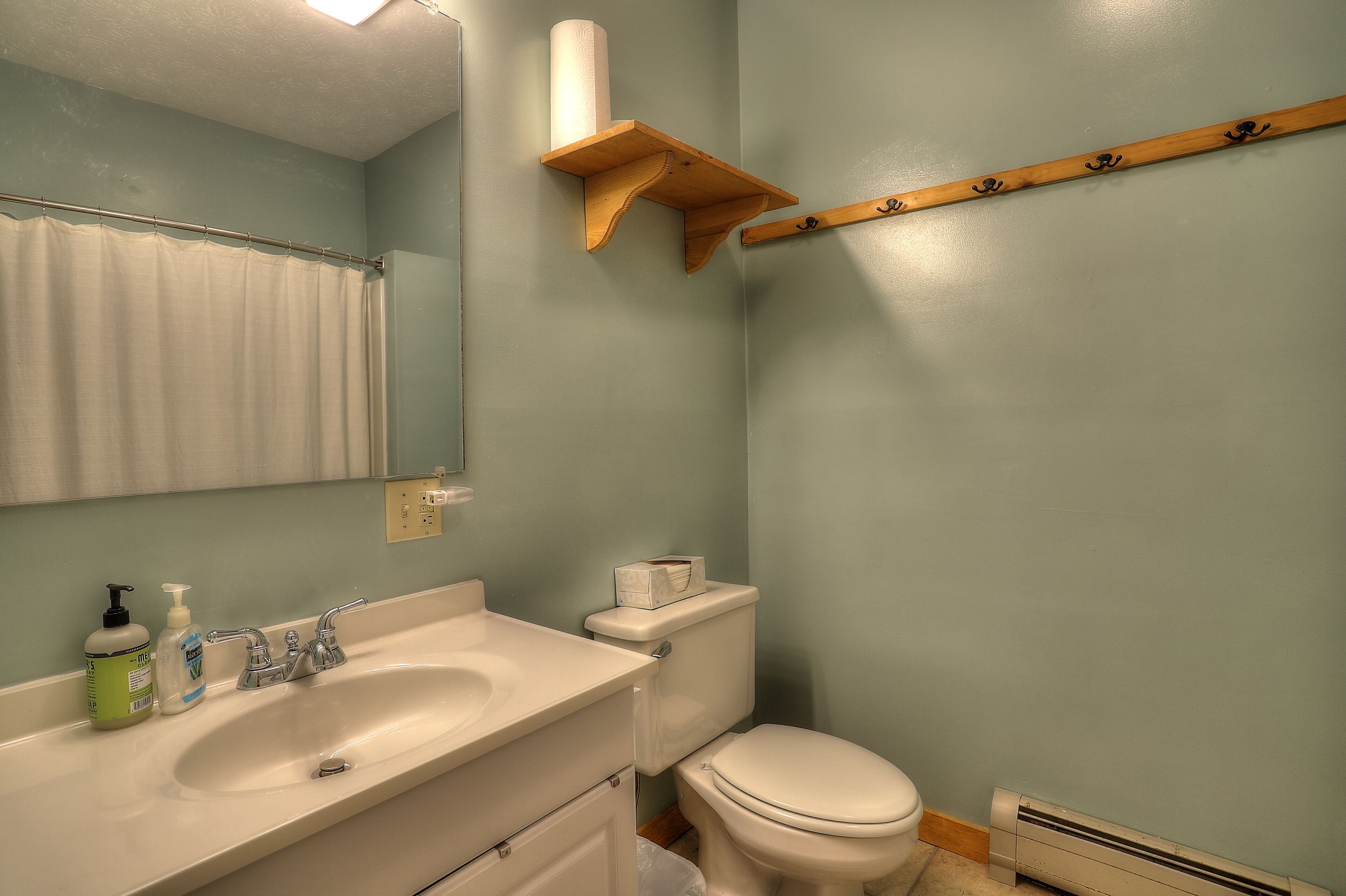 Baignoire, serviettes fournies