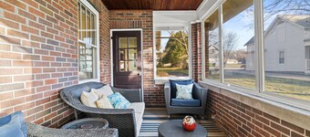 Red Brick Home across the street from Green Lake and near downtown!