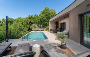Pool - Stunning home in Labin with private swimming pool, can be inside or outside (Labin)