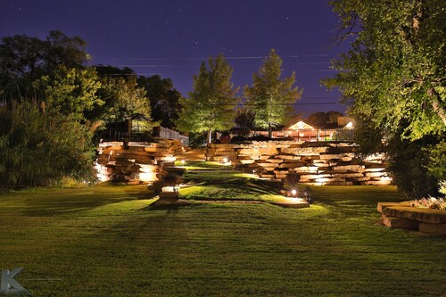 Steele away homes. Gorgeous backyard and lots of amenitites.