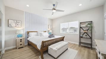 5 bedrooms, desk, iron/ironing board, free WiFi