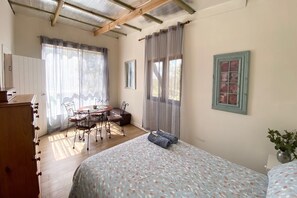 2 makuuhuonetta, vuodevaatteet