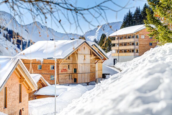 Façade de l’hébergement