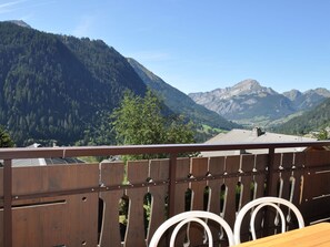 Property grounds - Bright 2-bedroom apartment, near cable car, downtown Châtel (Châtel)