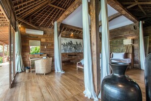 5 bedrooms, in-room safe, desk, iron/ironing board - CK5001-5BR Joglo Villa Rice View nr Canggu (Bali)