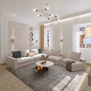 华丽公寓 | 起居区 | 智能电视