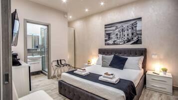 Dobbeltrom – premium | Safe på rommet, strykejern/-brett og wi-fi (inkludert)