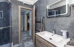 Shower, hair dryer