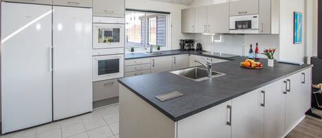 Fridge, stovetop, dishwasher