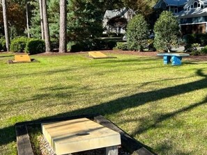 Property grounds - Golden Memories offers unobstructed views of the Lockwood Folly Inlet (Holden Beach)