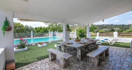 Villa 'La Blanca de Aroche' with Mountain Views, Private Pool & Wi-Fi