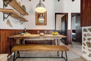 Dining - "Finca Viña Maria" with Sea View, Private Pool & Wi-Fi (Los Realejos)