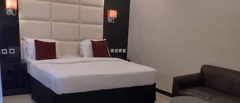 Chambre exécutive | 1 chambre, draps en coton égyptien, literie de qualité