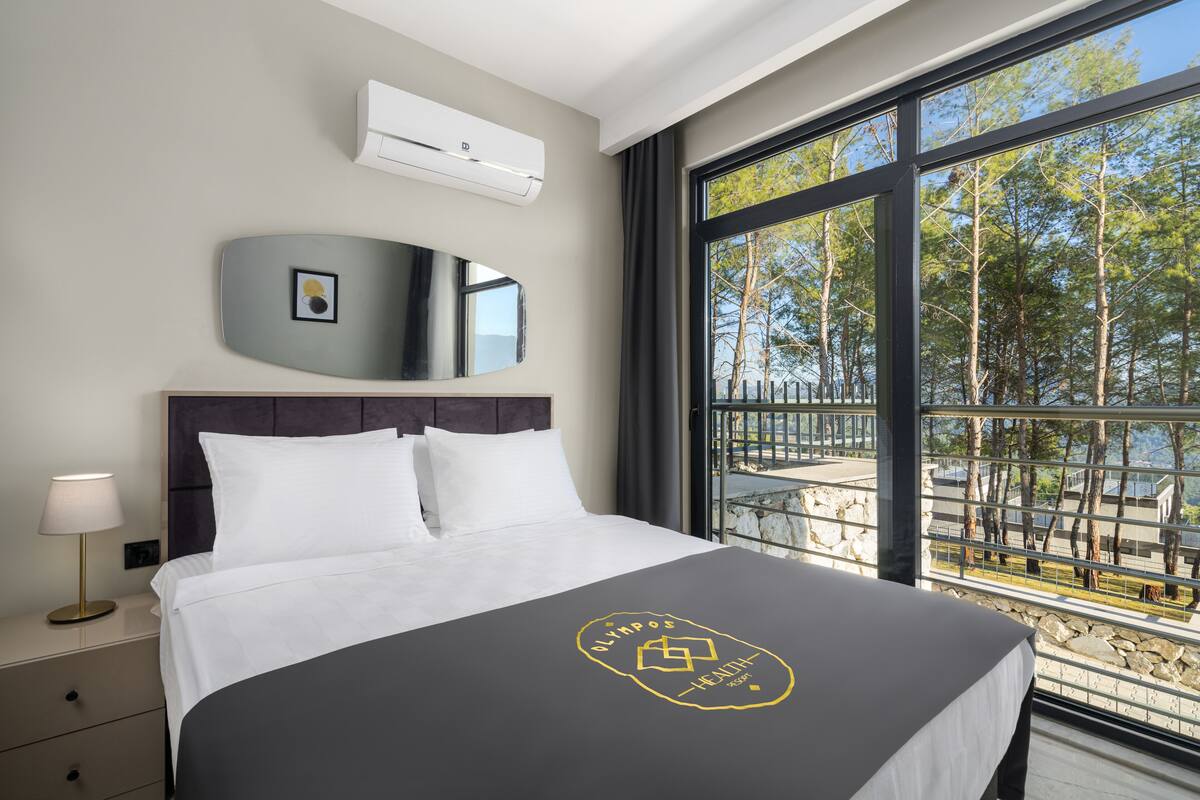 Suite junior, 1 habitación, chimenea, en el área del jardín | 1 habitación y ropa de cama de alta calidad