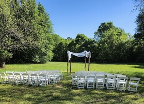 Espace banquet en plein air