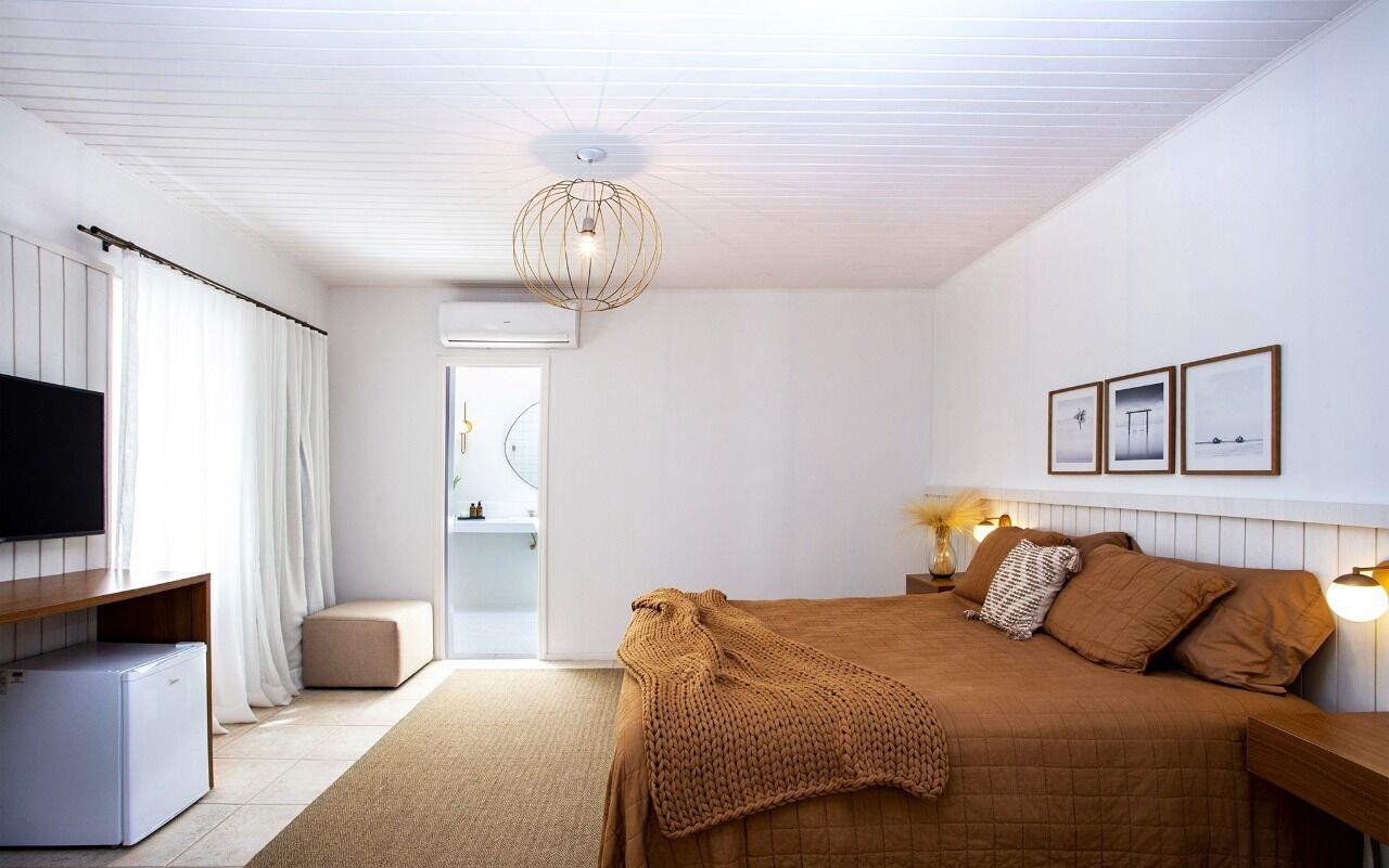 Suite estudio básica | Ropa de cama de alta calidad, camas con pillow-top y minibar 