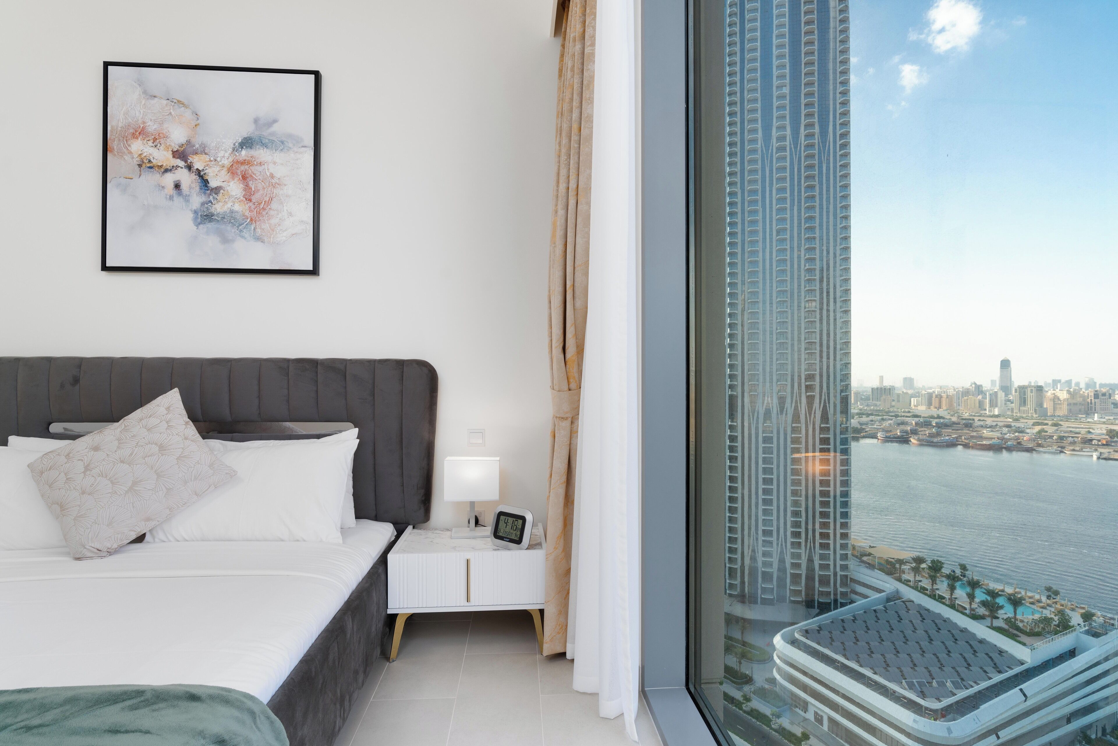 Apartamento panorâmico | 2 quartos, cofres nos quartos, individualmente decorados